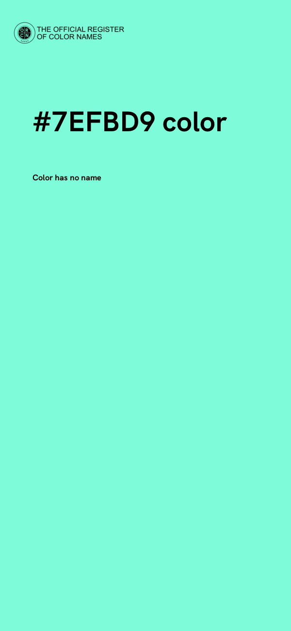 #7EFBD9 color image