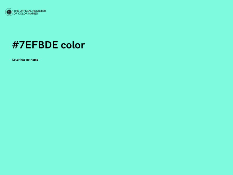 #7EFBDE color image