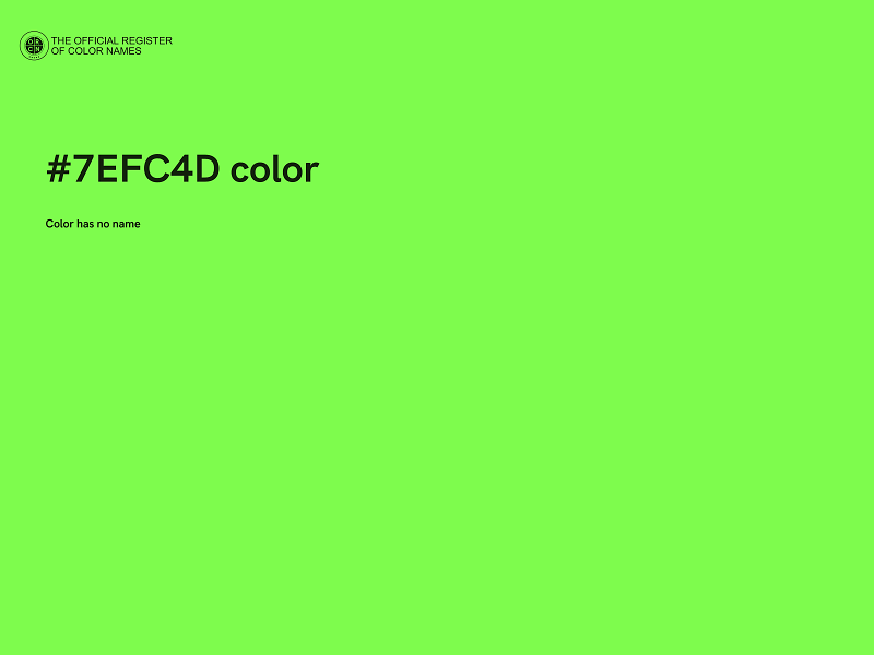 #7EFC4D color image