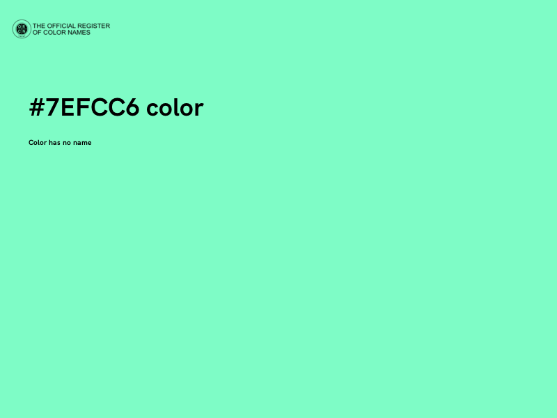 #7EFCC6 color image