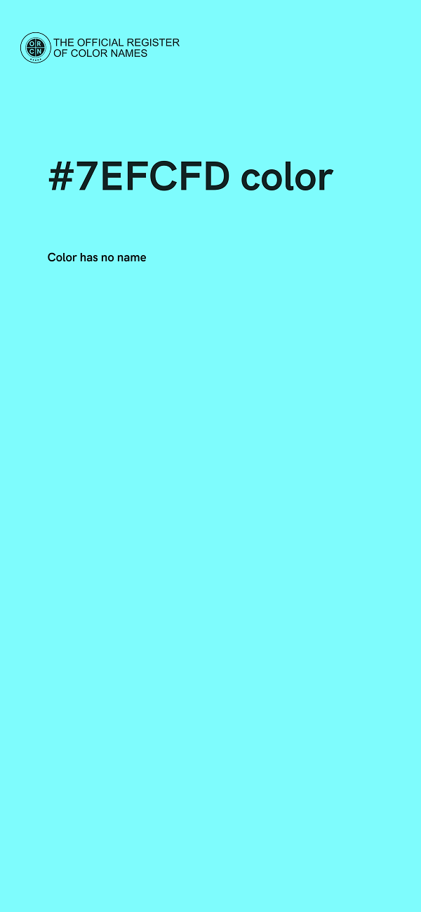 #7EFCFD color image
