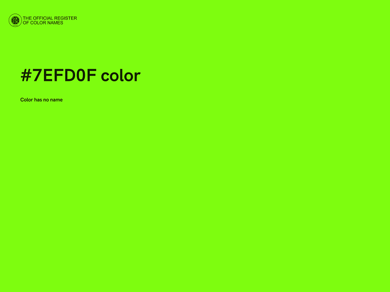 #7EFD0F color image