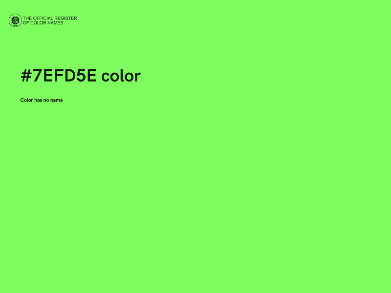 #7EFD5E color image