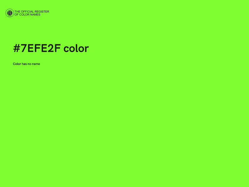 #7EFE2F color image