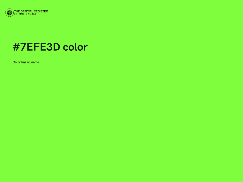 #7EFE3D color image