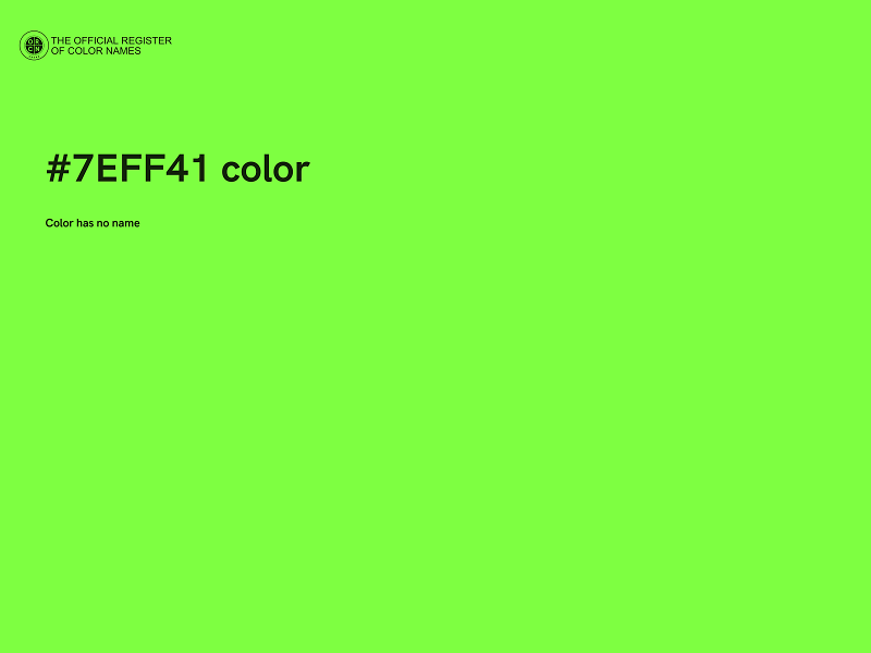 #7EFF41 color image