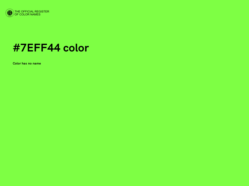 #7EFF44 color image