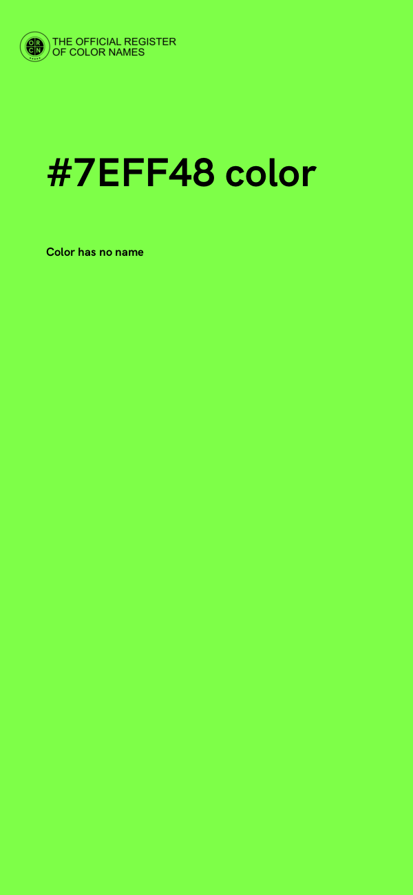 #7EFF48 color image