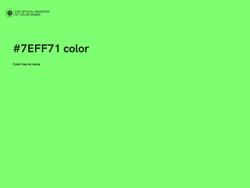 #7EFF71 color image
