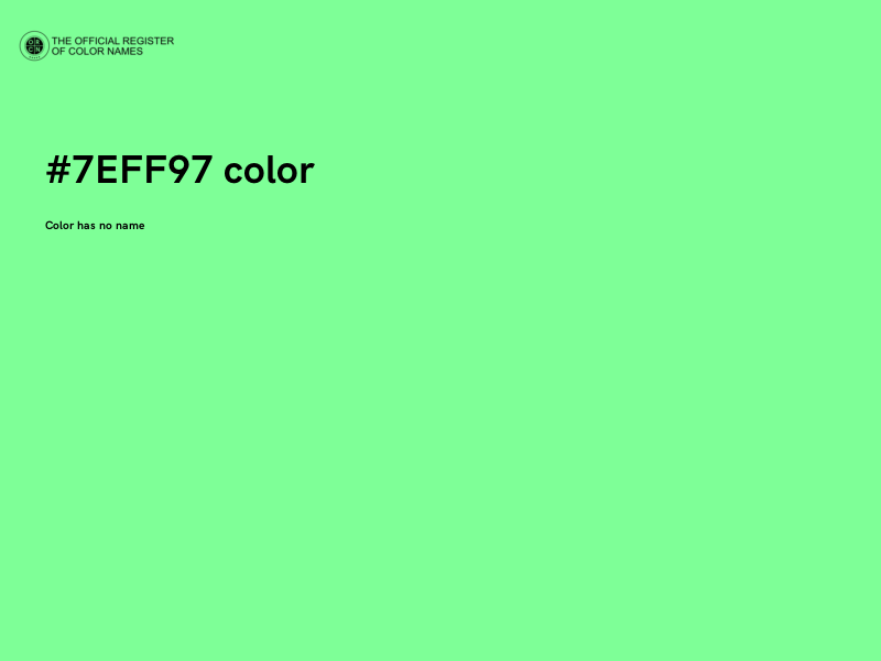 #7EFF97 color image
