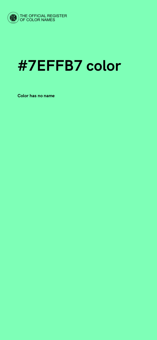 #7EFFB7 color image