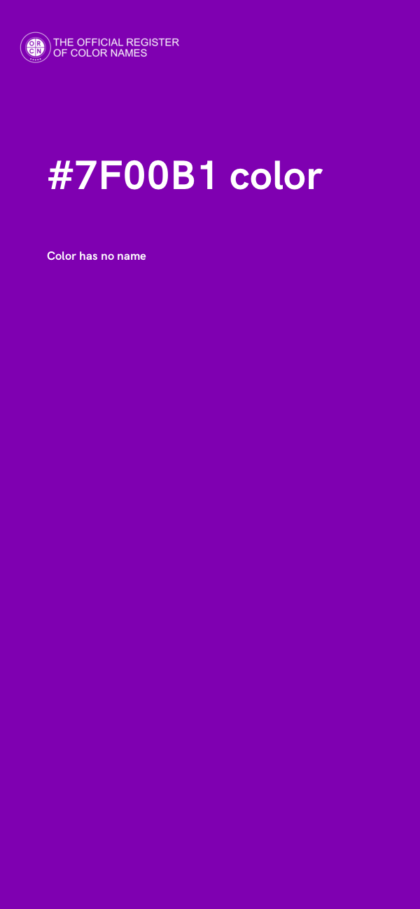 #7F00B1 color image