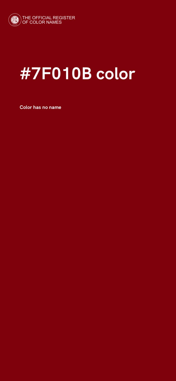 #7F010B color image