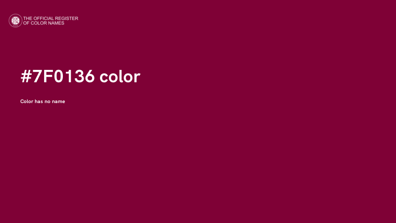 #7F0136 color image