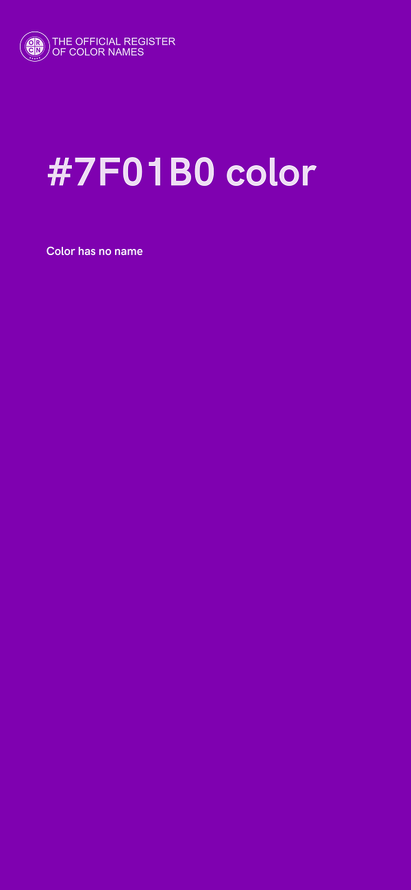 #7F01B0 color image