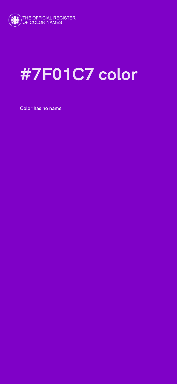 #7F01C7 color image