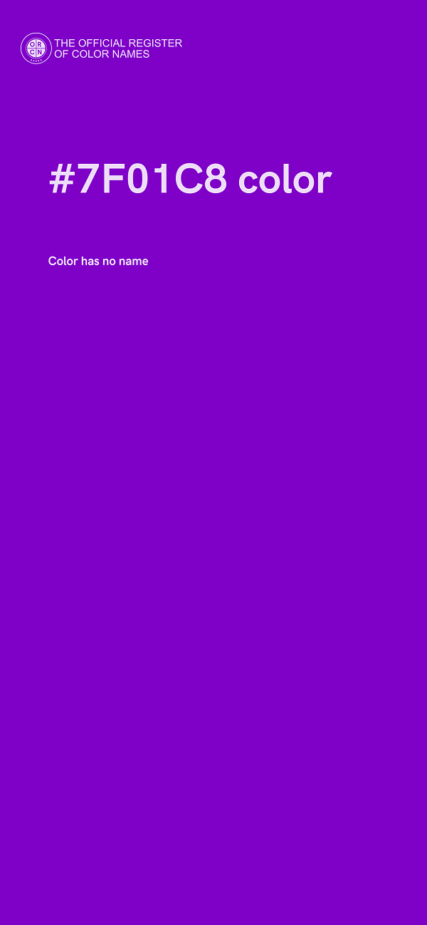 #7F01C8 color image