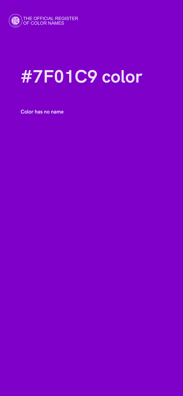 #7F01C9 color image