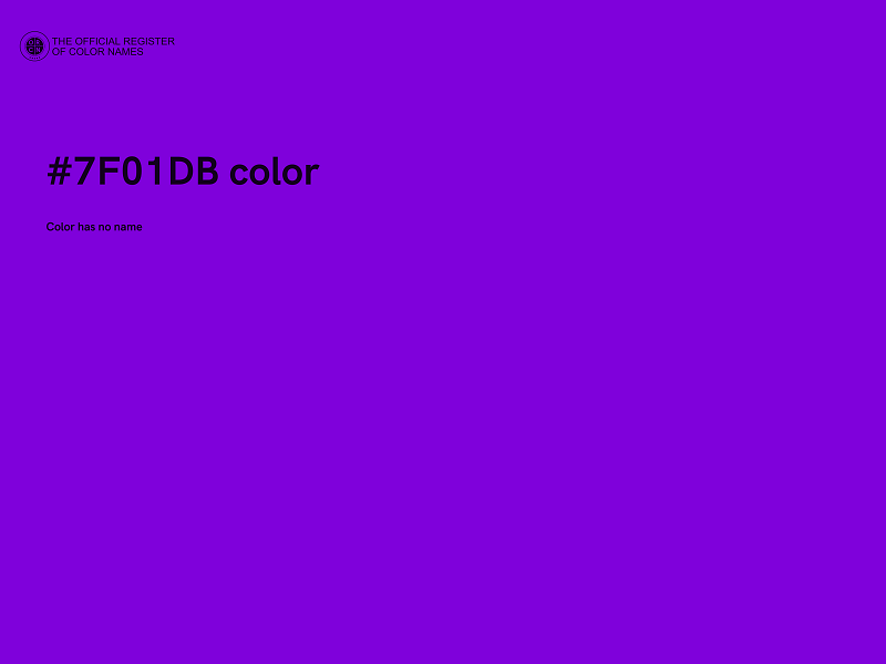 #7F01DB color image