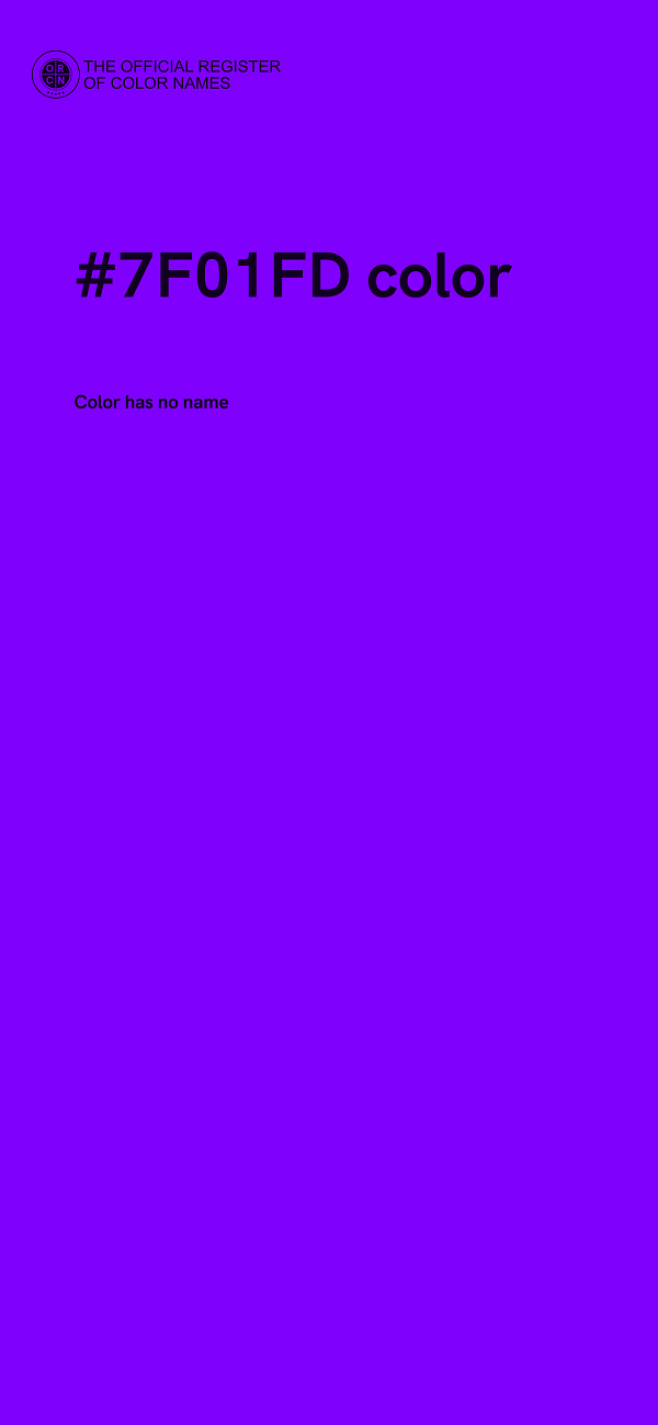 #7F01FD color image