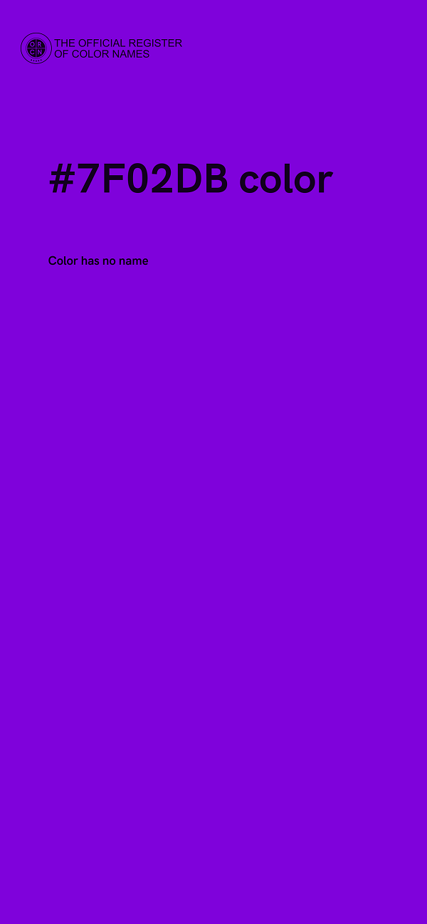 #7F02DB color image