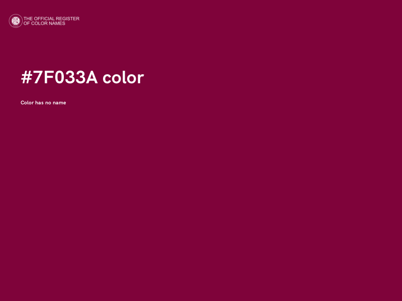 #7F033A color image