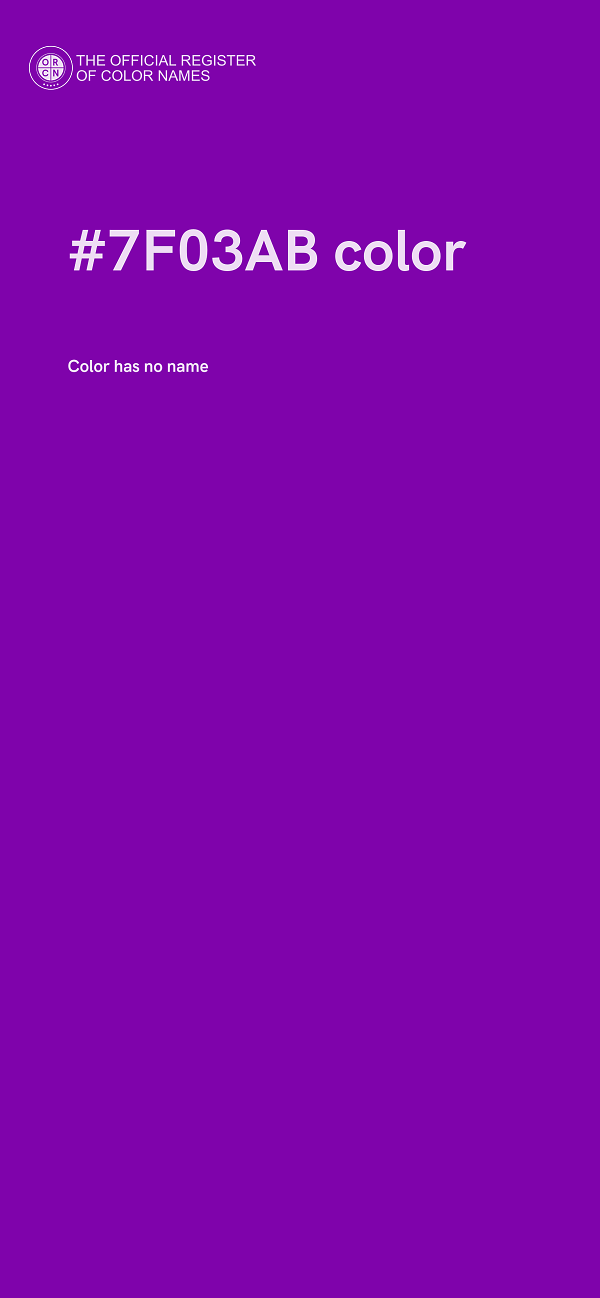 #7F03AB color image
