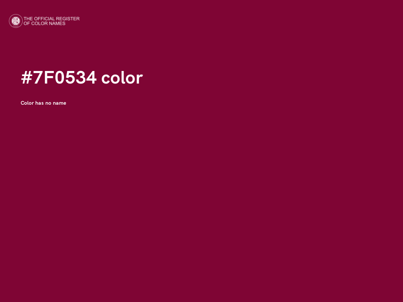 #7F0534 color image
