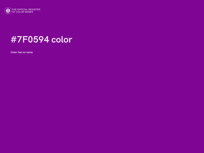 #7F0594 color image