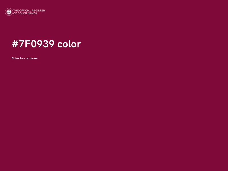 #7F0939 color image