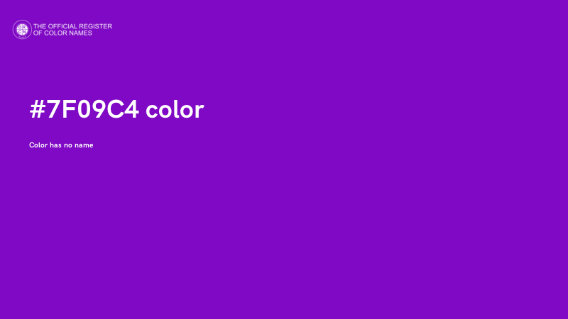 #7F09C4 color image