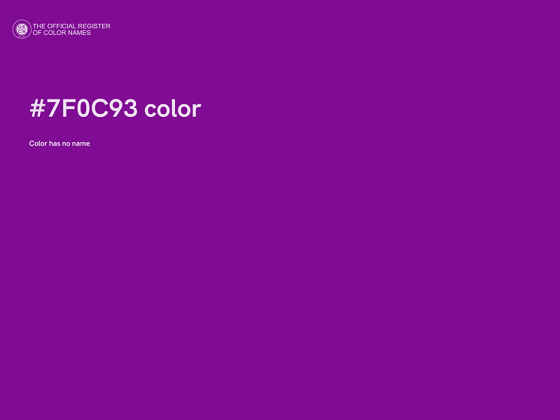 #7F0C93 color image