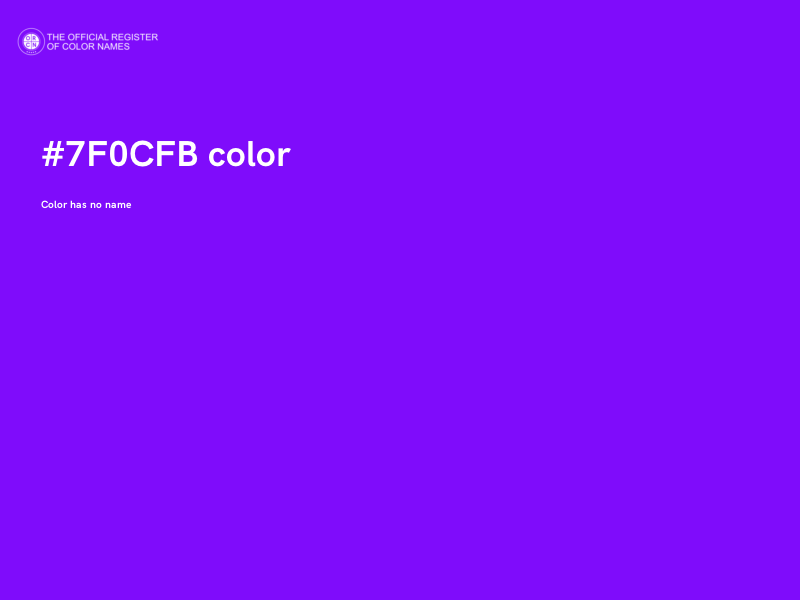 #7F0CFB color image