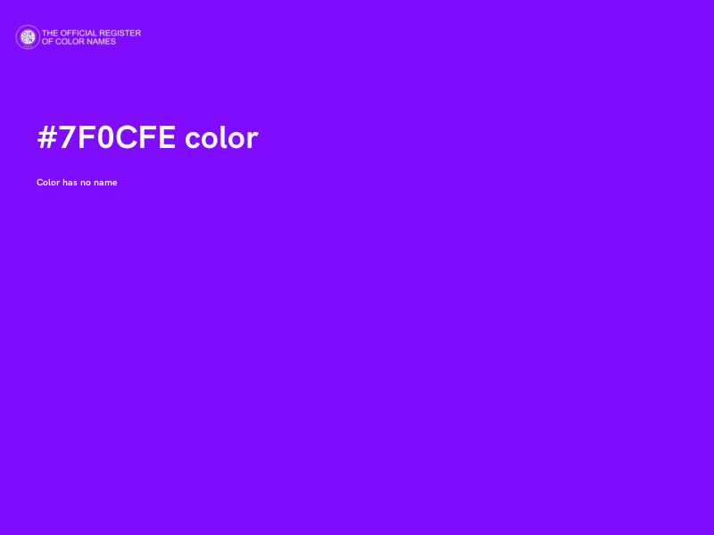 #7F0CFE color image