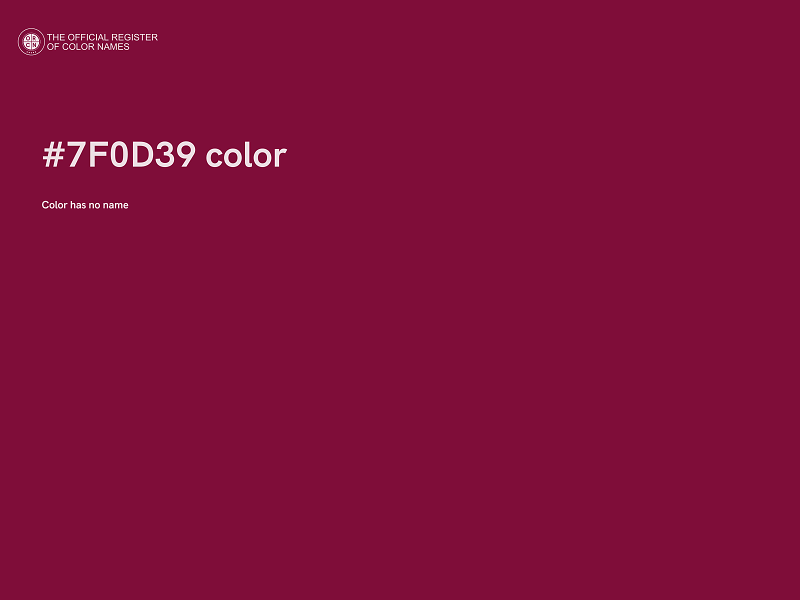 #7F0D39 color image