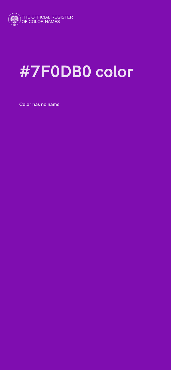 #7F0DB0 color image