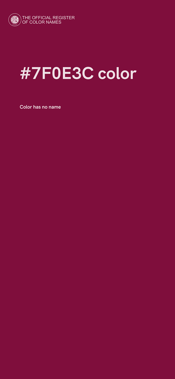 #7F0E3C color image