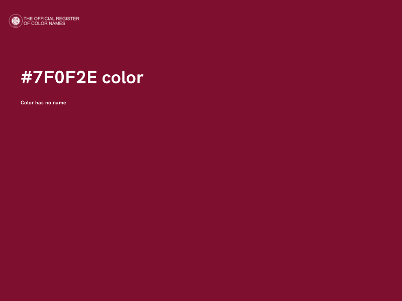 #7F0F2E color image