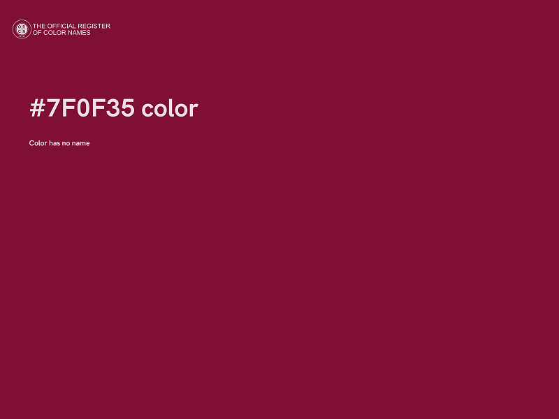 #7F0F35 color image