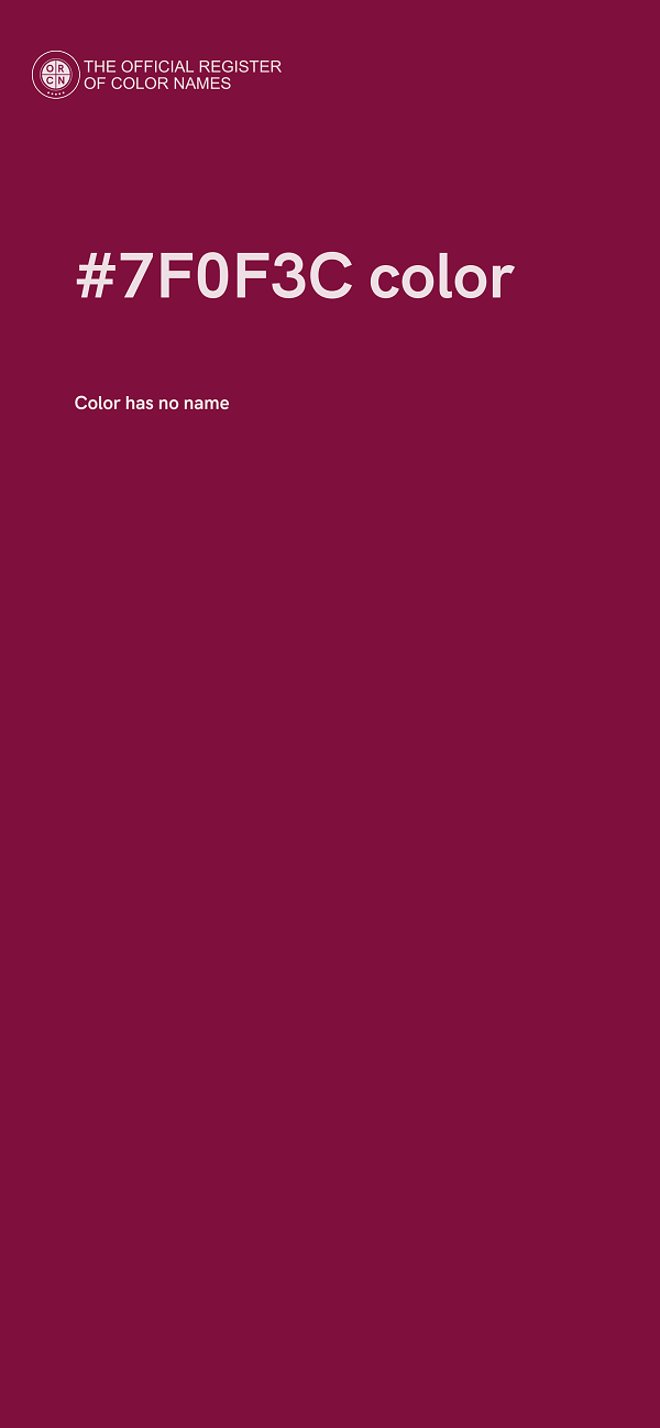 #7F0F3C color image