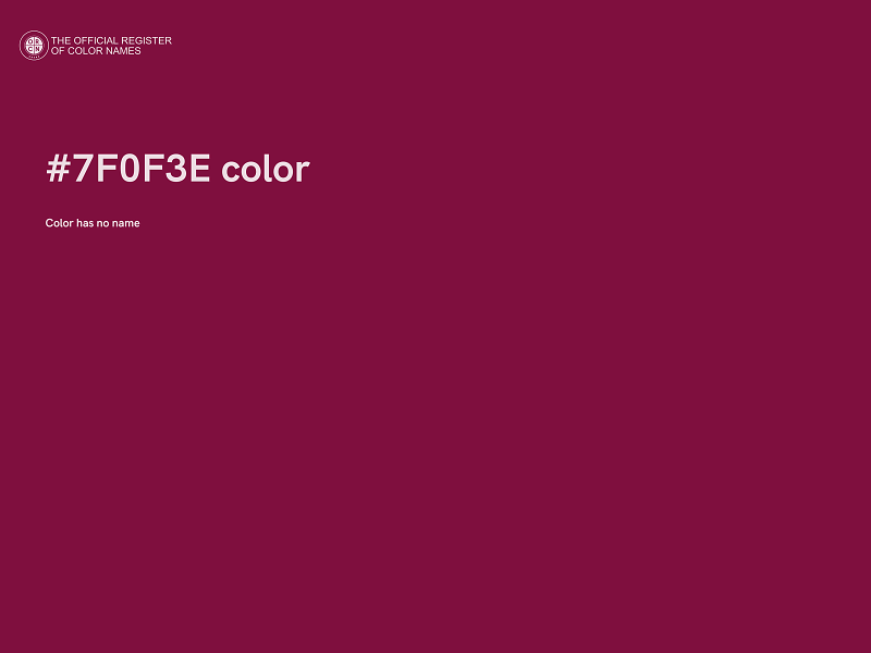 #7F0F3E color image