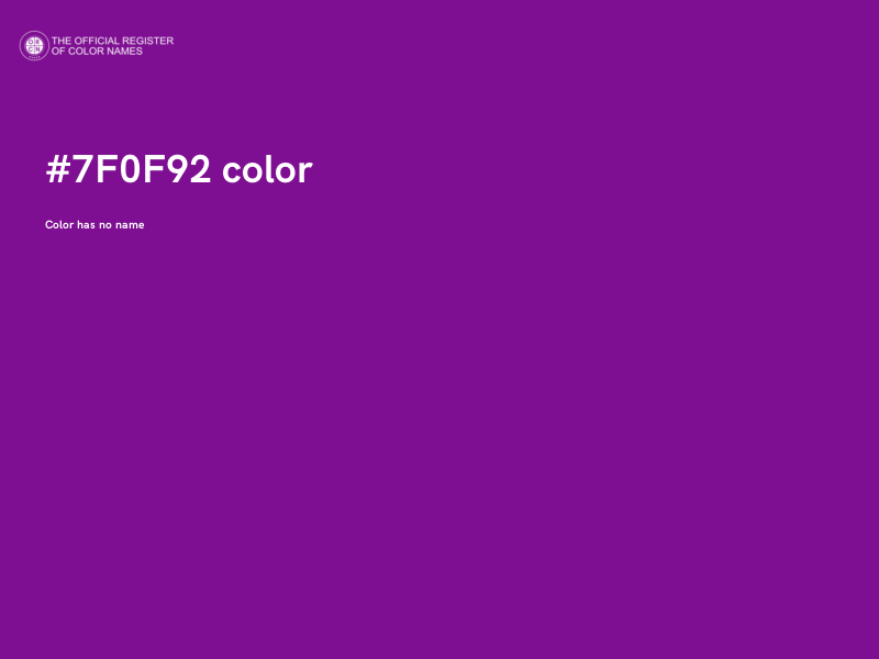 #7F0F92 color image