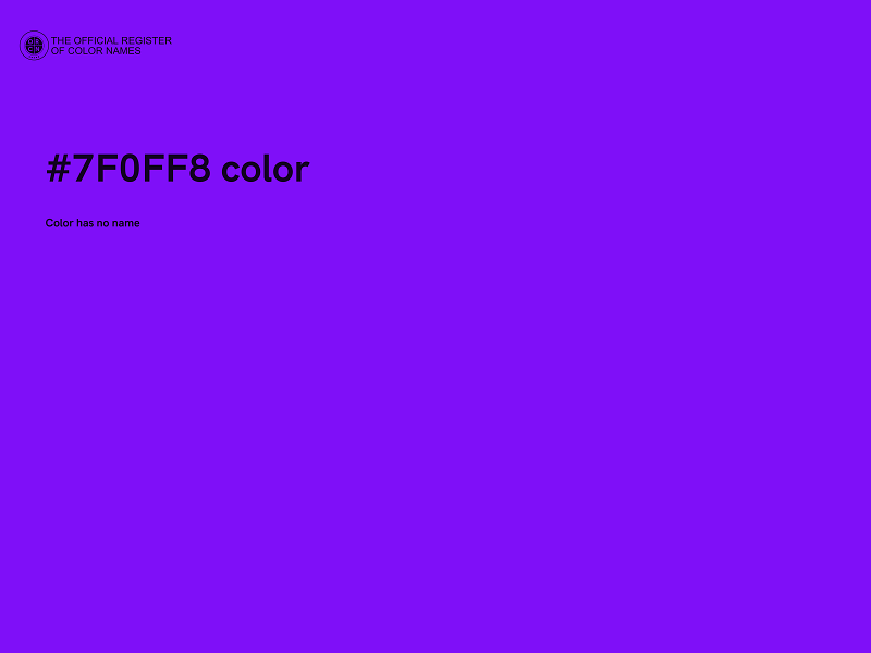 #7F0FF8 color image