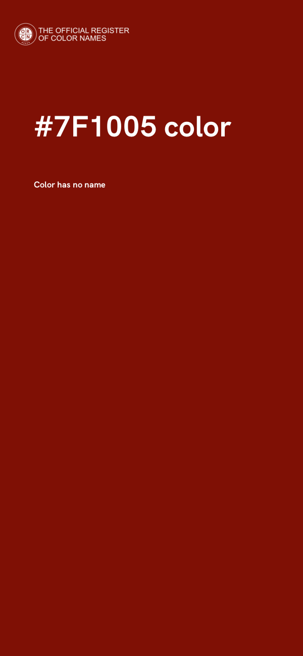 #7F1005 color image