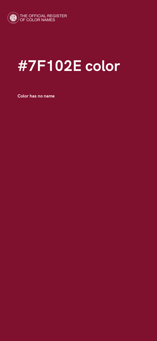 #7F102E color image