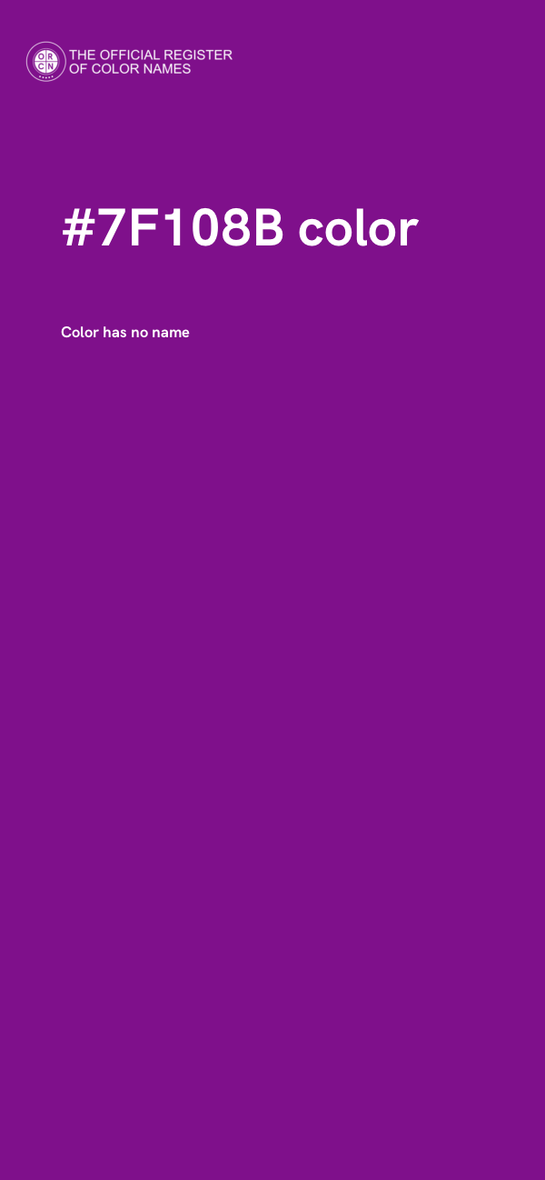 #7F108B color image