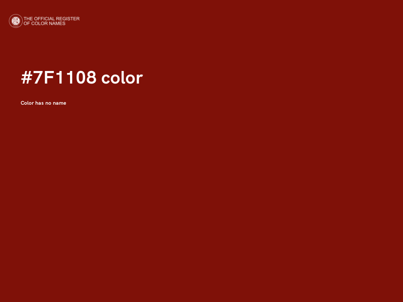 #7F1108 color image