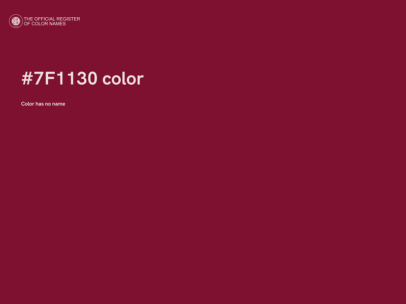 #7F1130 color image