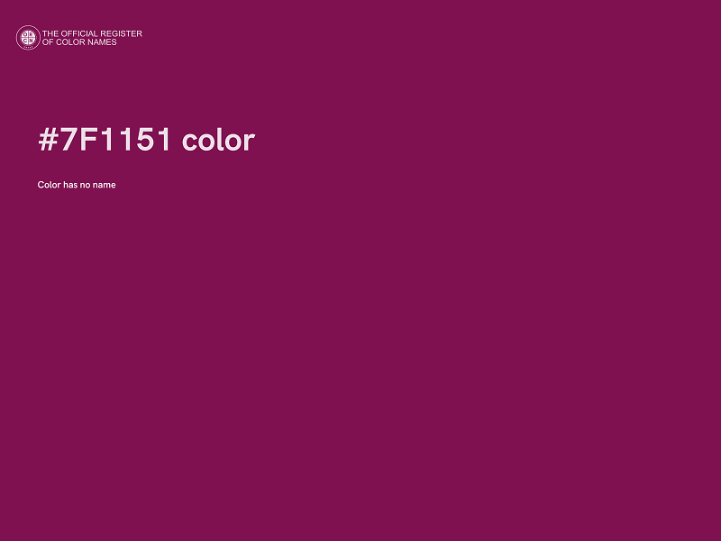 #7F1151 color image