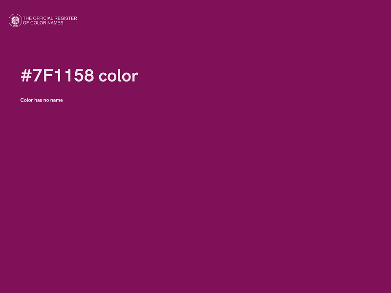 #7F1158 color image